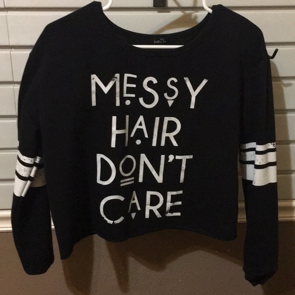 Crop sweatshirt